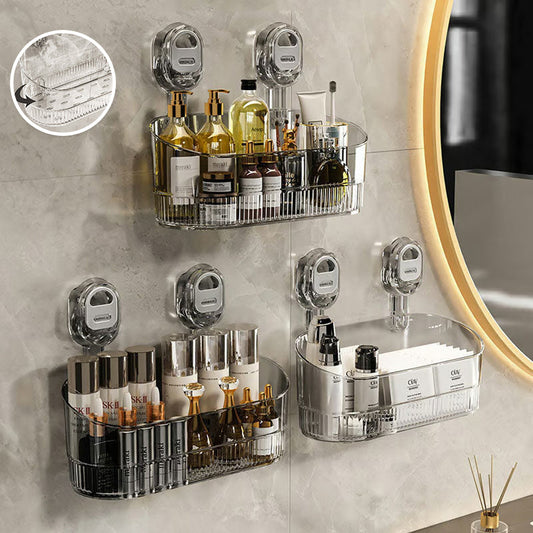 🎁Limited Time Christmas Offer 49% OFF🎁Storage Rack with Suction Cups and Drainage Holes