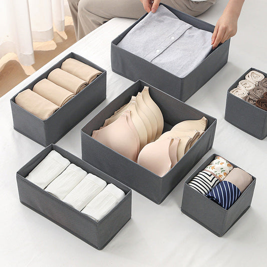 Foldable Fabric Storage Box for Closet – 3PCS/Set