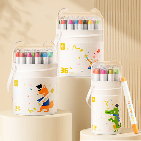 🎨2025 New arrival🎨Set of silky soft washable crayons for childre