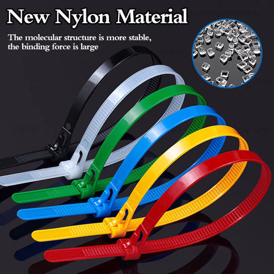 🔥Buckle Self-locking Premium Nylon Cable Wire Ties(50% OFF)
