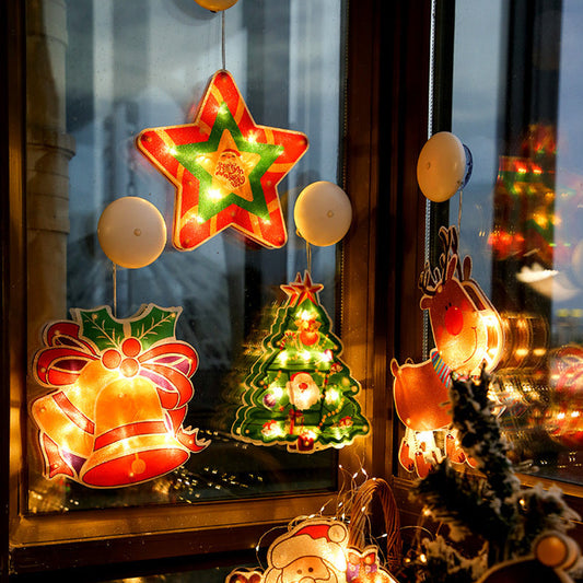 ⛄Christmas pre-sale🎄2025 Christmas Window Hanging Lights💡