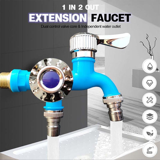 💦Outdoor Antifreeze Dual Control Faucet(50% OFF🔥)