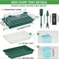 🔥40% discount while stocks last!🎉Seed starter trays with grow light