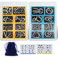 ✨50% OFF - While Supplies Last✅--Metal Puzzle Ring Set (8-Piece) Blue Edition Brain Teaser Game