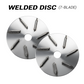 Labor-Saving Pig Hair Remover Scraper Disc