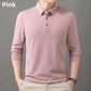 ✨New Arrival✨Men's Business Casual Lapel Long Sleeve T-Shirt