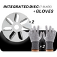 Labor-Saving Pig Hair Remover Scraper Disc
