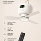 ⏳🔥LIMITED-TIME 50% OFF! 🌬️ Rechargeable Ceiling Fan with LED Light – Cool & Bright Anywhere ✨