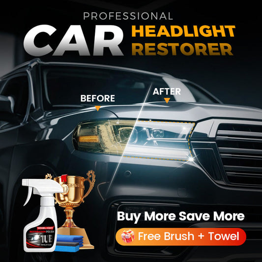 180ml Professional Car Headlight Restorer with Sponge🧽🚗