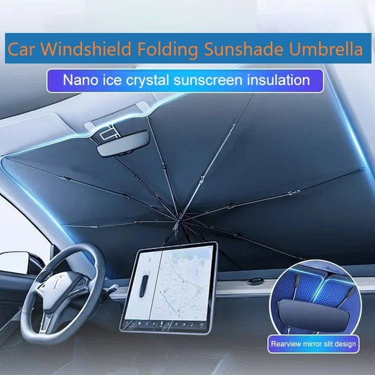 Car Windshield Folding Sunshade Umbrella