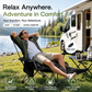 🪑  Portable, adjustable folding chair for outdoor use—lightweight, sturdy, and versatile—perfect for the garden, camping, the beach, or the patio—easy to carry and set up 🏕️✨