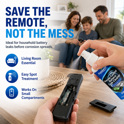 FISHLEANO Battery Compartment Cleaner for Battery Leakage Removal