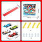 🎁Early Christmas Hot Sale 49% OFF🎅🧩 DIY Alloy Car Race Track with Suction Cups - Adjustable Layout for Creative Play, Develops Motor Skills & Logic 🚗📦