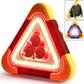 2-IN-1 solar emergency triangle warning light at the roadside🚨