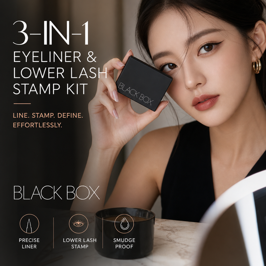 🥳2026 HOT SALE🥳💞50K+ SOLD!💄✨ 50% OFF! 3‑in‑1 Eyeliner & Lower Lash Stamp Kit – Stamp perfect wings & lashes in seconds. Waterproof, smudge‑proof. No steady hand needed! 👁️🖌️