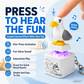 Mine Little Bird Voice-Activated Light-Up Electronic Keychain: Squeeze-to-Play Duck-Shaped Creative Keychain