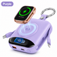 ⌚🔋 Smartwatch power bank – wireless charger, 10,000mAh, compact & stylish!