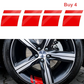 Car Wheel Rim Reflective Stripes Decal