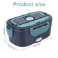 🍱 49% OFF! Portable Electric Heating Lunch Box – 1.5L, Home & Car Use 🔥