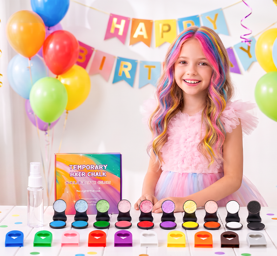 12 Color Temporary Hair Chalk Set