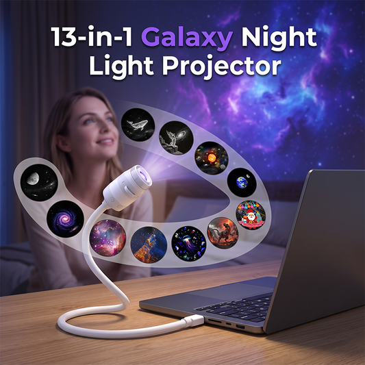 Plug-and-Play HD Galaxy & Ocean Projector Night Light🥳50,000+ Happy Users