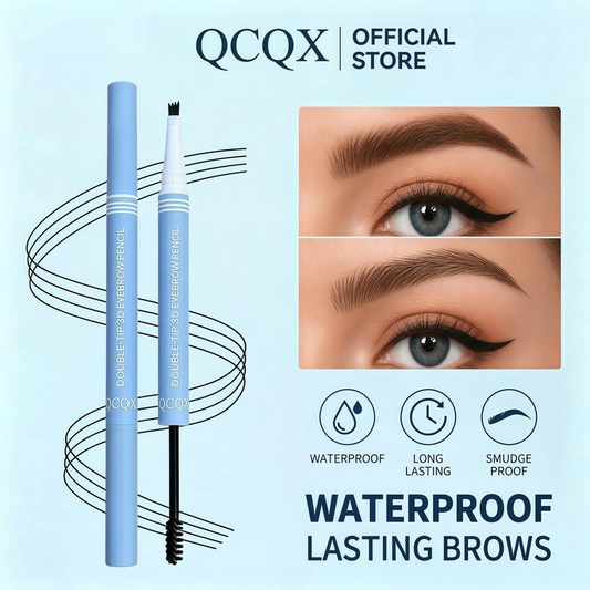 Water-resistant 2-in-1 mini eyebrow pencil and colored eyebrow gel: long-lasting eyebrow makeup to create natural and realistic lines that mimic hairs.