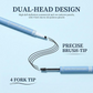 Water-resistant 2-in-1 mini eyebrow pencil and colored eyebrow gel: long-lasting eyebrow makeup to create natural and realistic lines that mimic hairs.