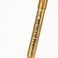 Gold-colored gravestone pen for restoring faded engravings