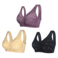 Design for Senior Front Closure Cotton Bra