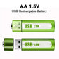 USB Rechargeable Constant Voltage Large Capacity Lithium Battery🔋