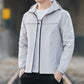 Men's Ice Silk Quick-Drying Sunscreen Hoodie Jacket