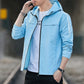 Men's Ice Silk Quick-Drying Sunscreen Hoodie Jacket