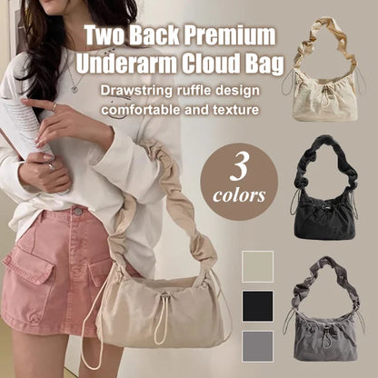 Dual-Back High-End Underarm Cloud Bag😍