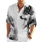 🔥4d Animal Print Men'S Fashion Shirt