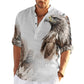 🔥4d Animal Print Men'S Fashion Shirt