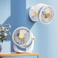 🔥Hurricane Cannon High-Speed Circulating Wall-Mounted Desk Fan