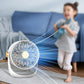 🔥Hurricane Cannon High-Speed Circulating Wall-Mounted Desk Fan