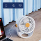 🔥Hurricane Cannon High-Speed Circulating Wall-Mounted Desk Fan