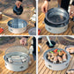 Multifunctional Detachable Portable Charcoal Grill