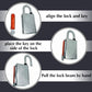 🔥Hot Sale🔥Waterproof Magnetic Padlock with Magnetic Strip