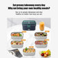 Portable Electric Lunch Box Food Heater Set