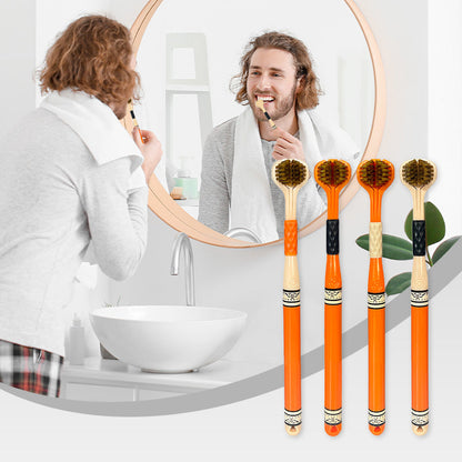 Four-Piece Soft Bristles Three-Sided Toothbrush Set