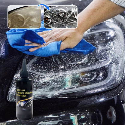 Automotive headlight activator - efficiently removes blurring and yellowing