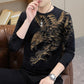 Men’s Eagle Print Pullover Long Sleeve Tops