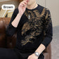Men’s Eagle Print Pullover Long Sleeve Tops