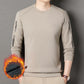 Men's Printed Crewneck Thickened Bottoming Sweatshirt