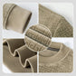 [Warm Gift] Casual Solid Jacquard Pullover Sweater for Men