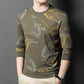 Men’s Print Pullover Long Sleeve Tops