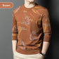 Men’s Print Pullover Long Sleeve Tops