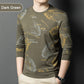 Men’s Print Pullover Long Sleeve Tops